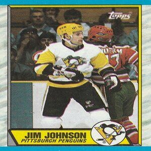 Jim Johnson - 1989 Topps Hockey Card